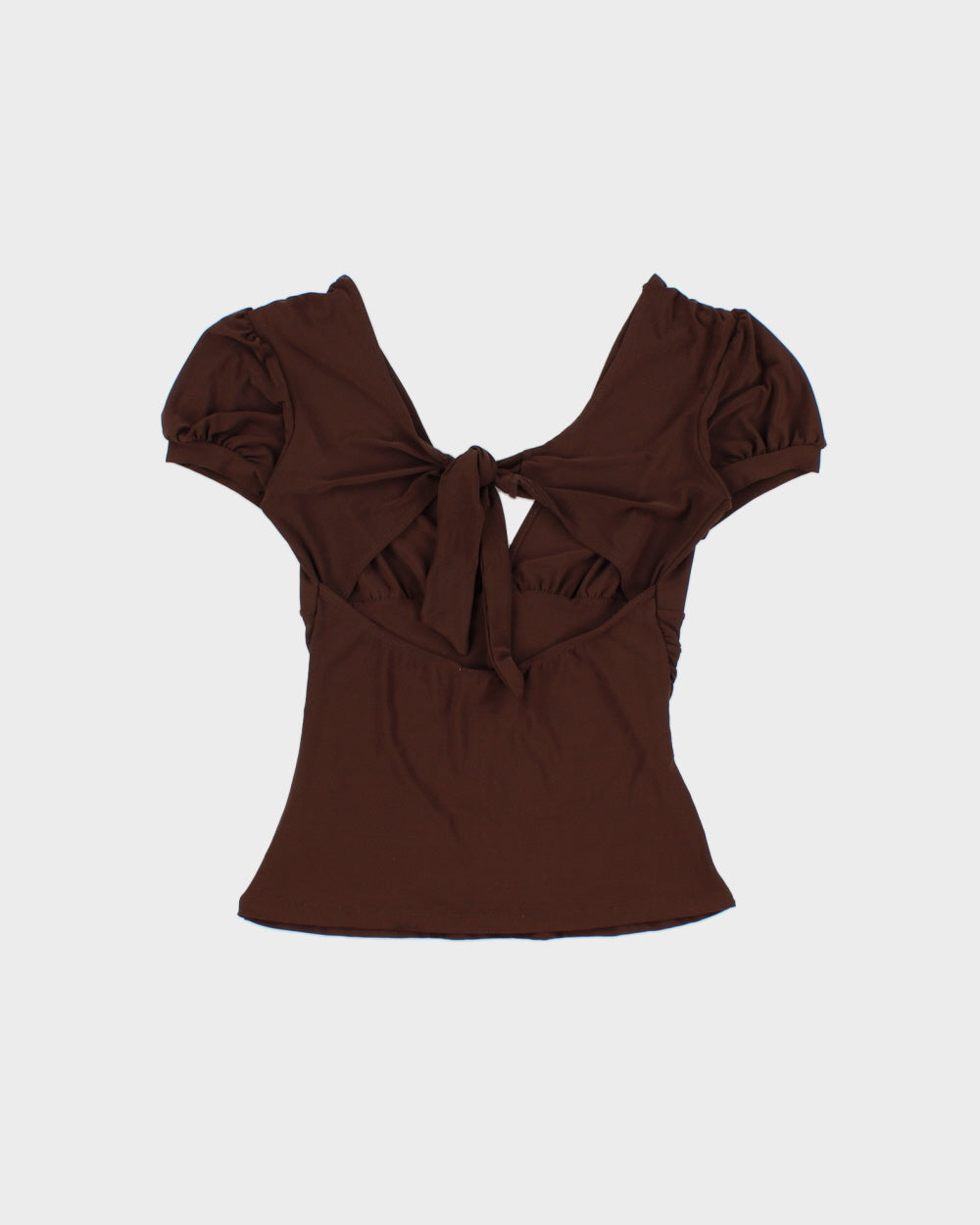 Vintage Y2K 2000s Ibis Ruched Backless Top - S