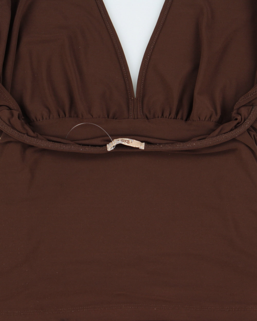 Vintage Y2K 2000s Ibis Ruched Backless Top - S