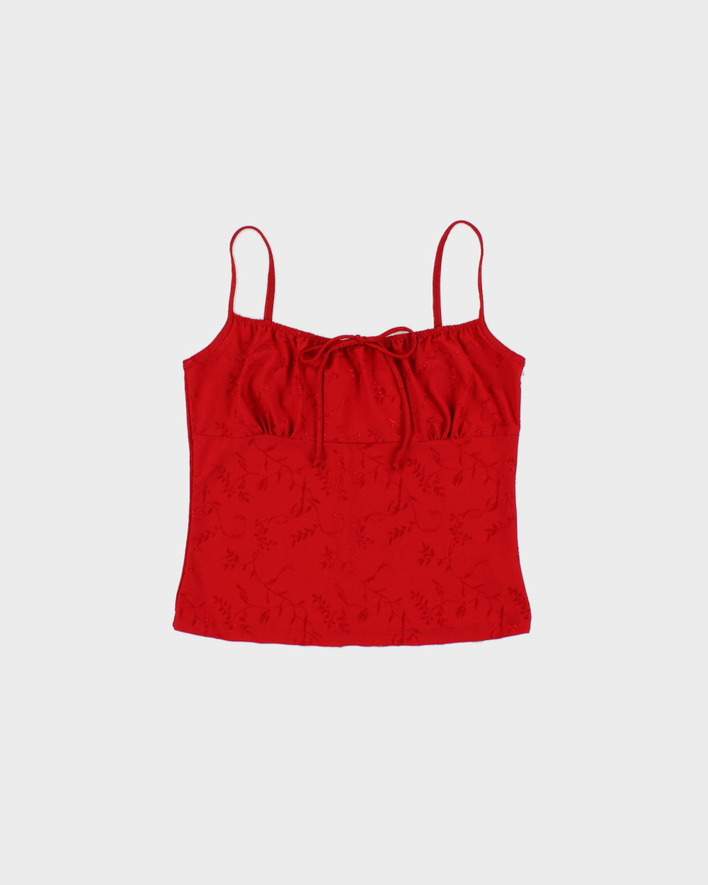 Vintage 1990s Sirens Embroidered Cami Top - S