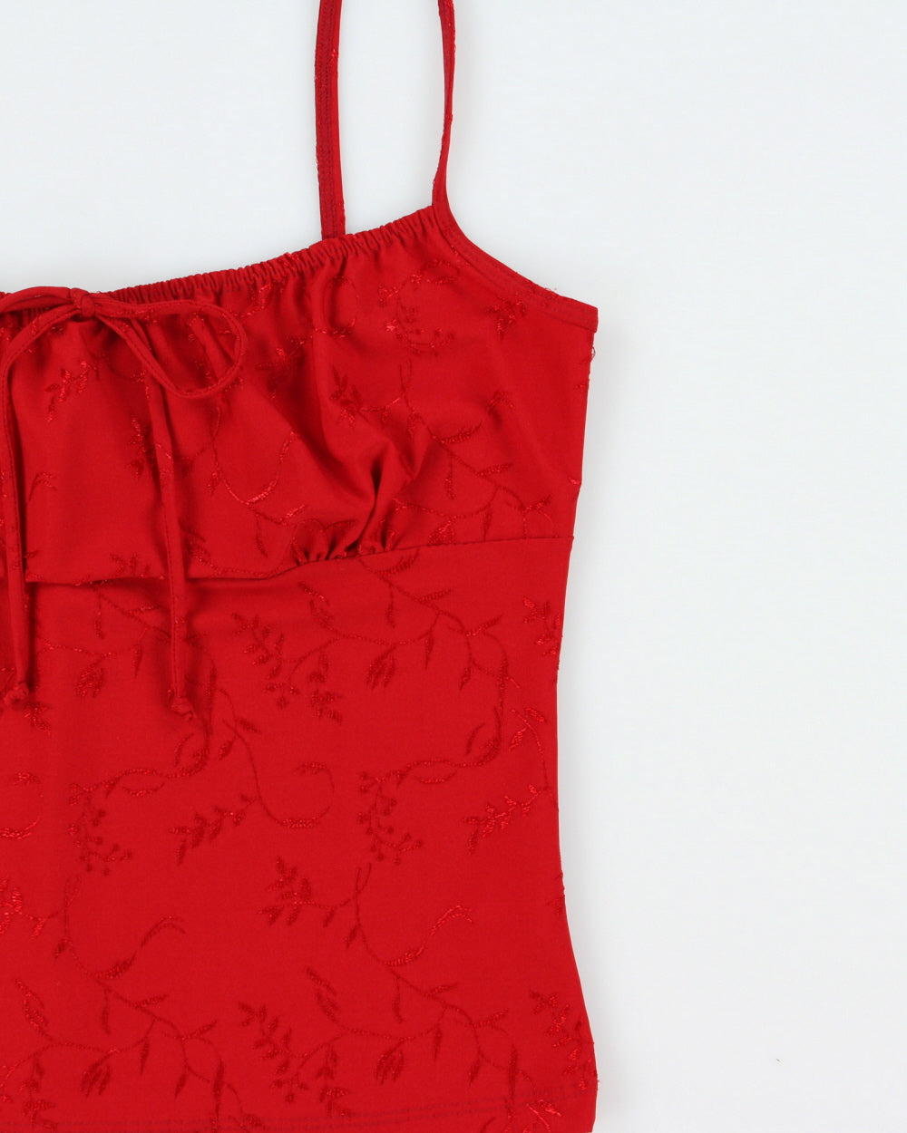 Vintage 1990s Sirens Embroidered Cami Top - S