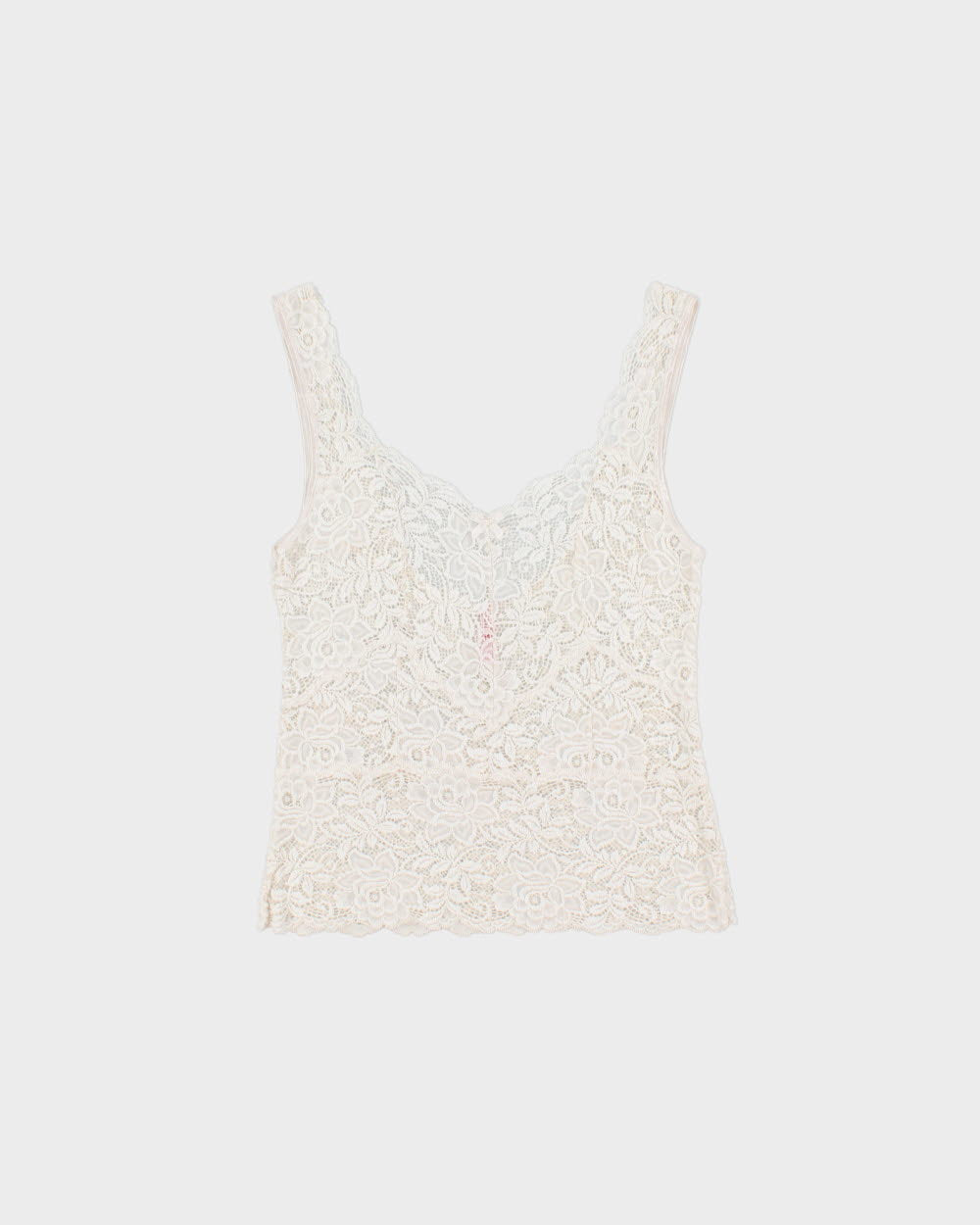 Vintage 1990s Beldona Lace Cami Top - M