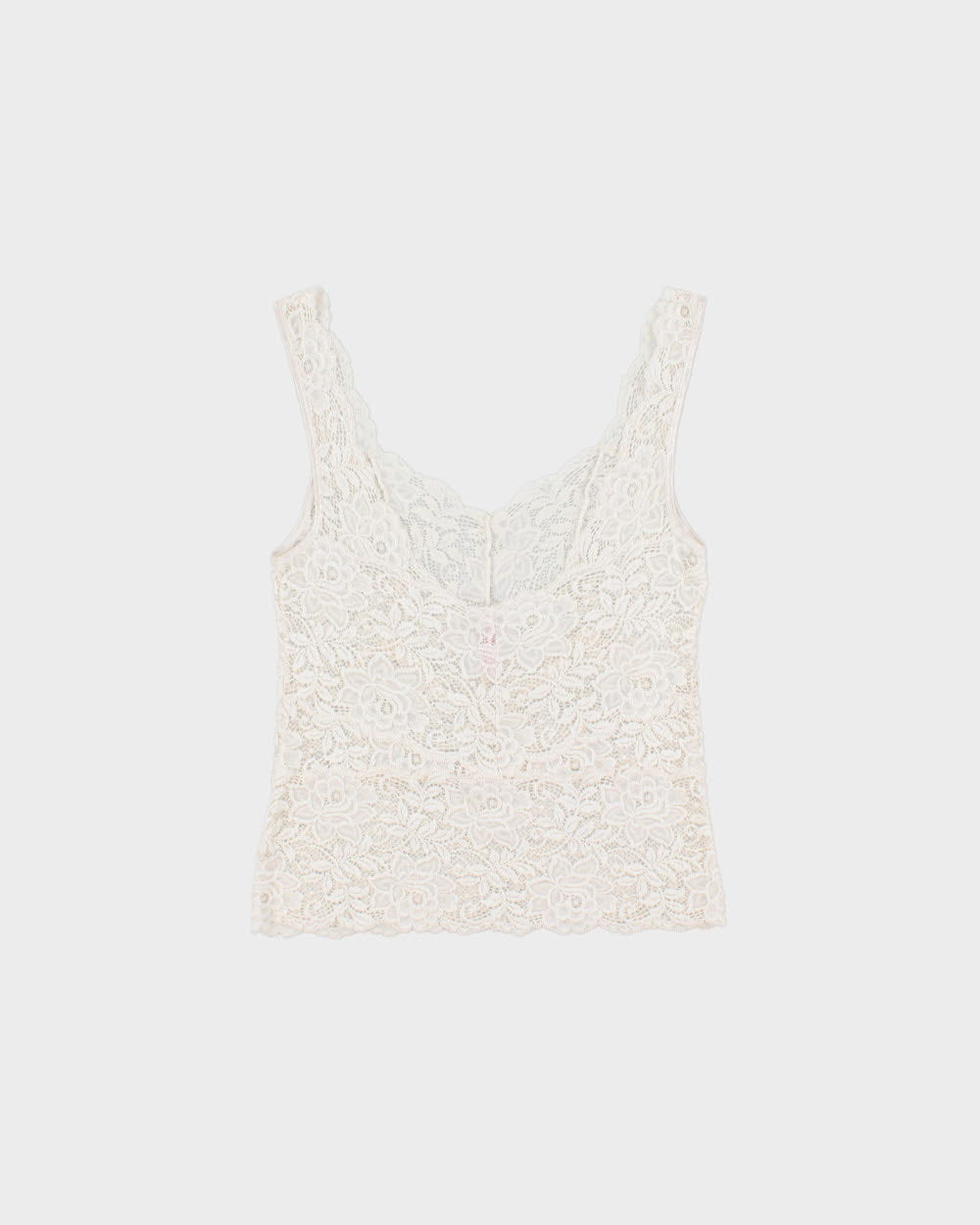 Vintage 1990s Beldona Lace Cami Top - M