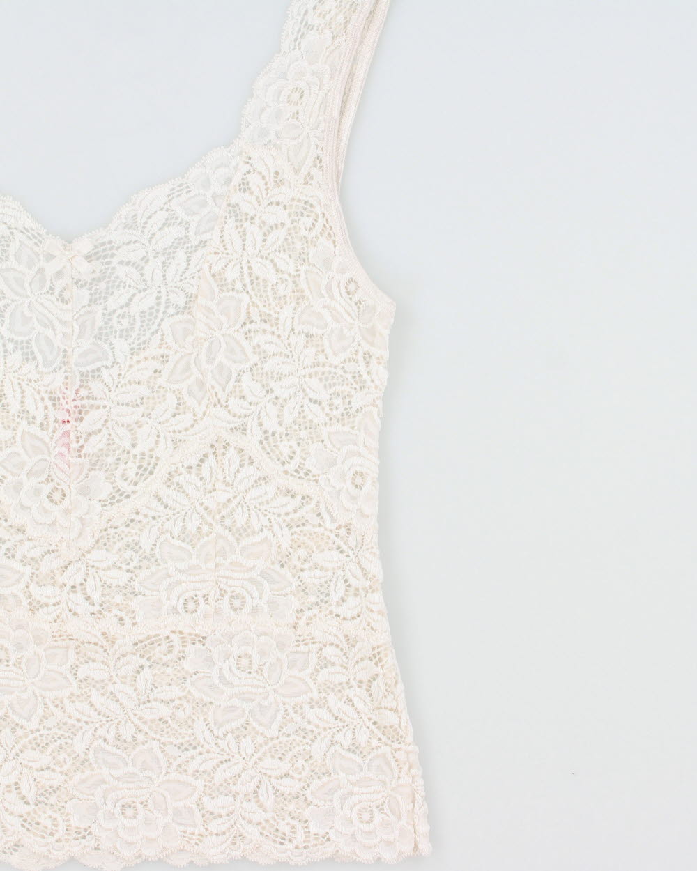 Vintage 1990s Beldona Lace Cami Top - M