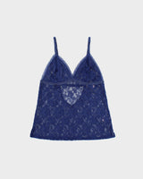 Vintage Y2K 2000s La Vie En Rose Lace Cami Top - M