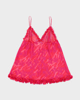 Vintage Y2K 2000s La Senza Mesh Ruffle trim Cami Top - M