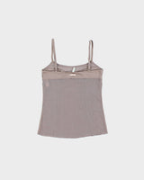 Vintage Y2K 2000s Benetton Slinky Mesh Back Cami Top - S