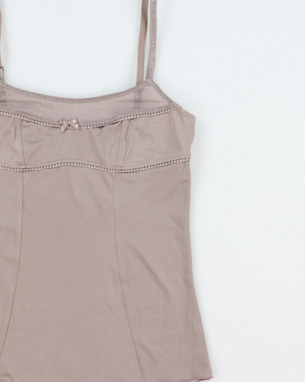 Vintage Y2K 2000s Benetton Slinky Mesh Back Cami Top - S