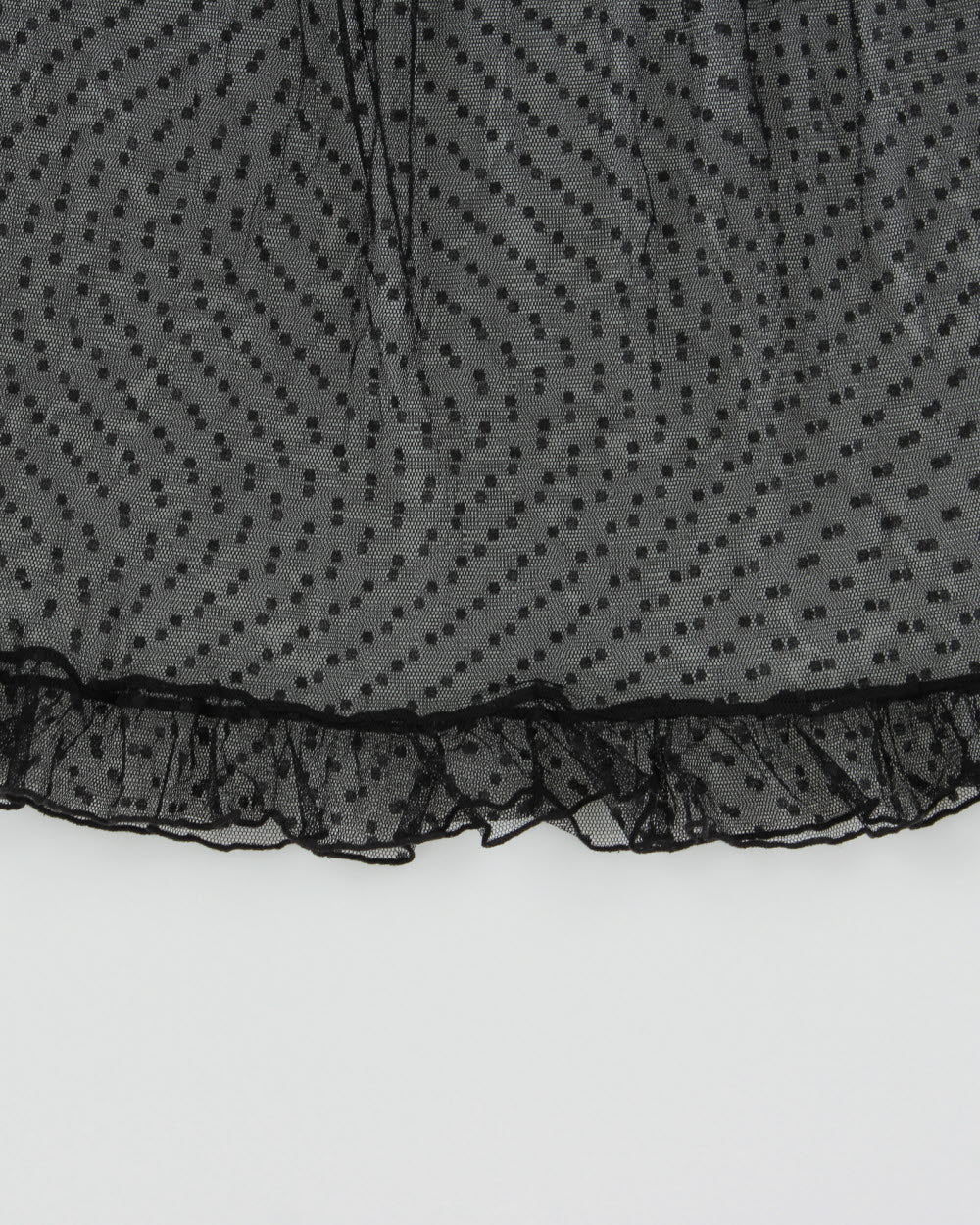Vintage Y2K 2000s La Senza Polka Dot Babydoll Mesh Cami Top - M
