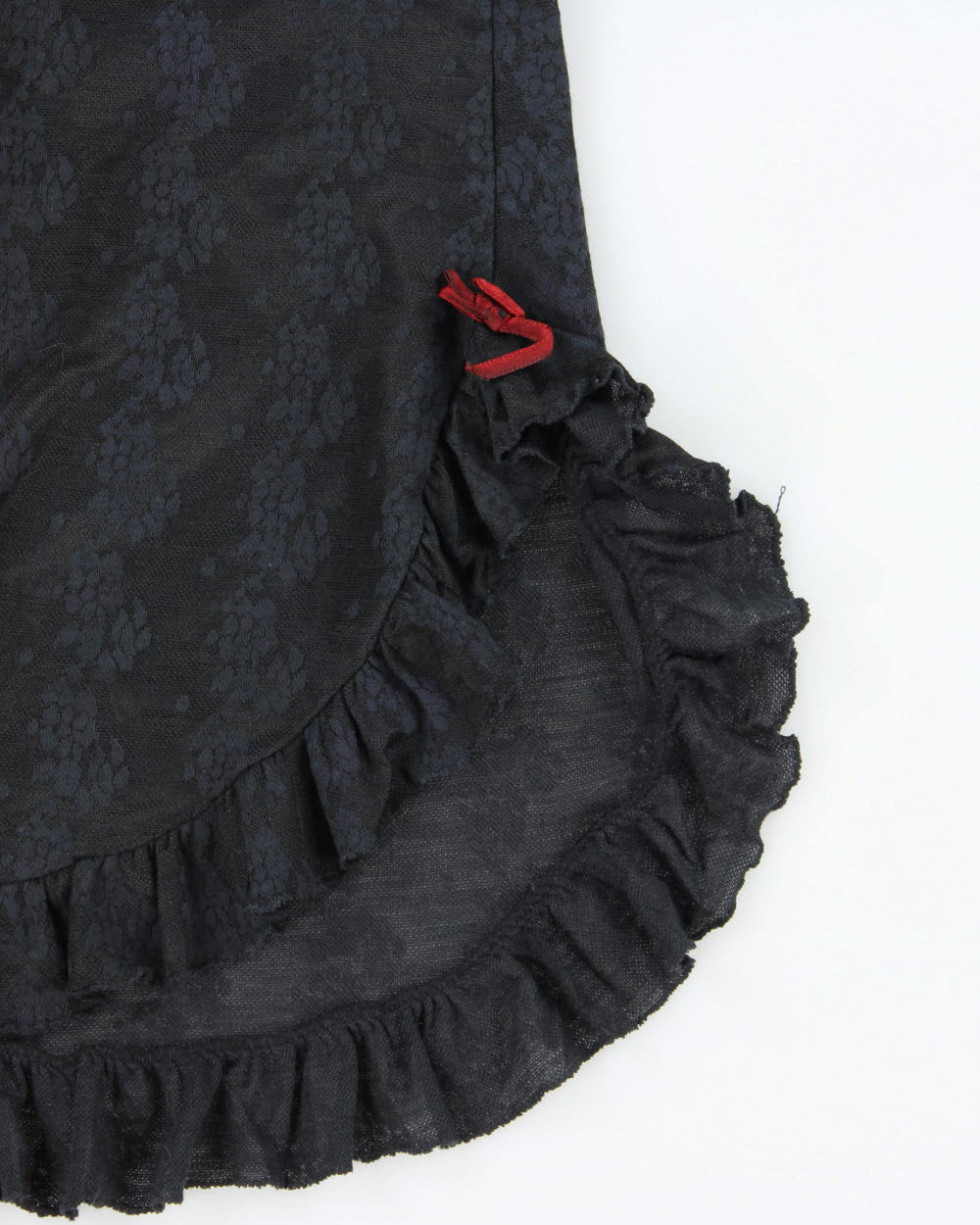 Vintage 1990s Kucha Babydoll Lace Trim Top - M