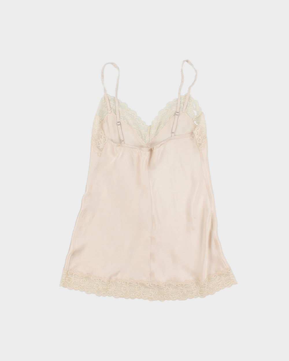 Vintage 2000s Intimissimi Lace Trim Satin Cami Top - S