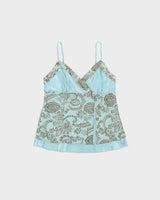 Vintage Y2K 2000s La Vie En Rose Satin Cami Top - S