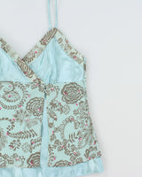 Vintage Y2K 2000s La Vie En Rose Satin Cami Top - S