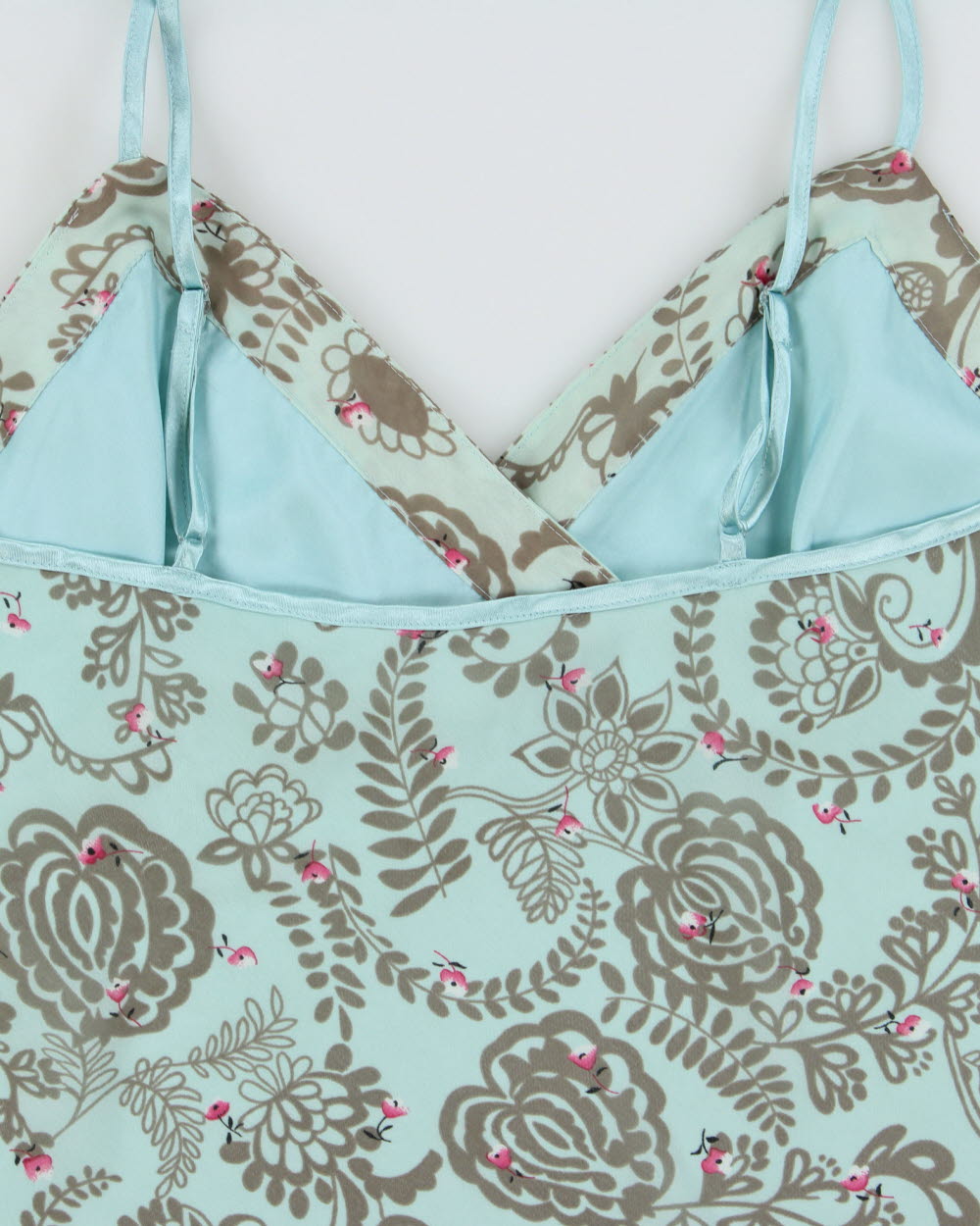 Vintage Y2K 2000s La Vie En Rose Satin Cami Top - S