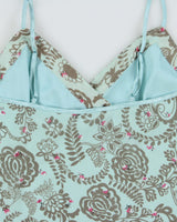 Vintage Y2K 2000s La Vie En Rose Satin Cami Top - S