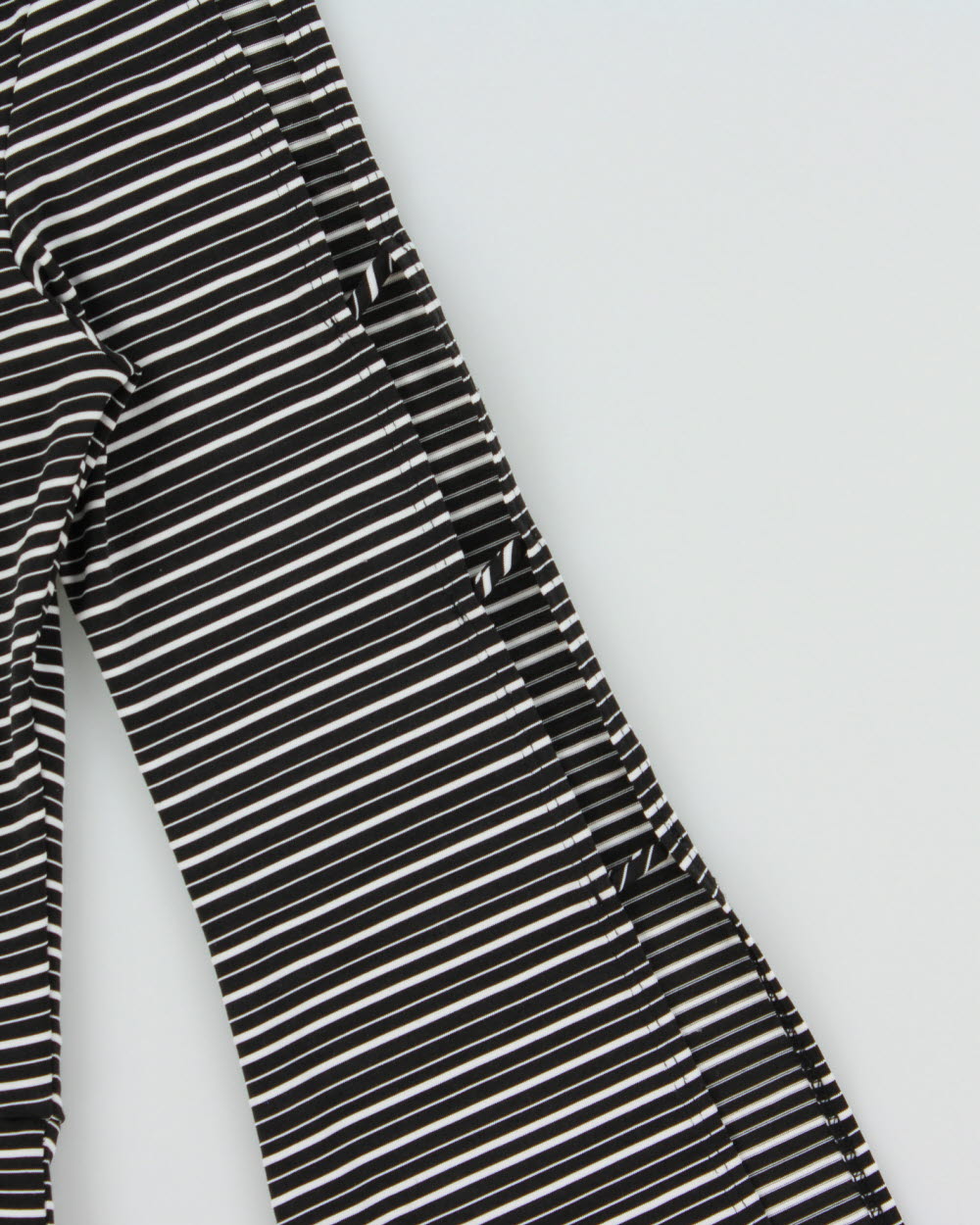 Vintage 1990s Chado One Shoulder Striped Sleeve Cut-out Top - S