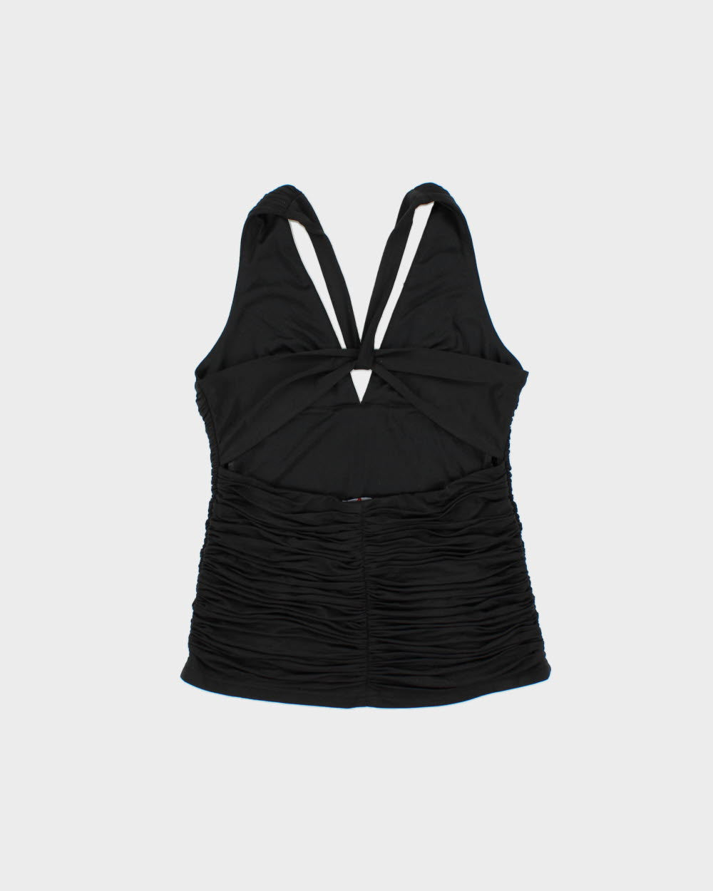 Vintage Y2K 2000 Le Chateau Ruched Backless Top - M