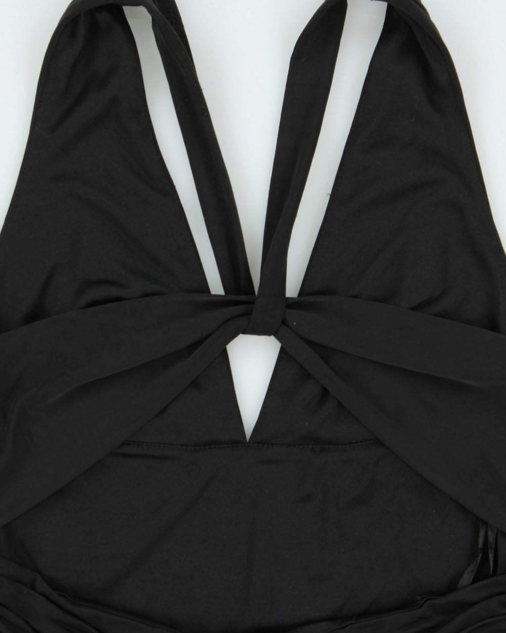 Vintage Y2K 2000 Le Chateau Ruched Backless Top - M