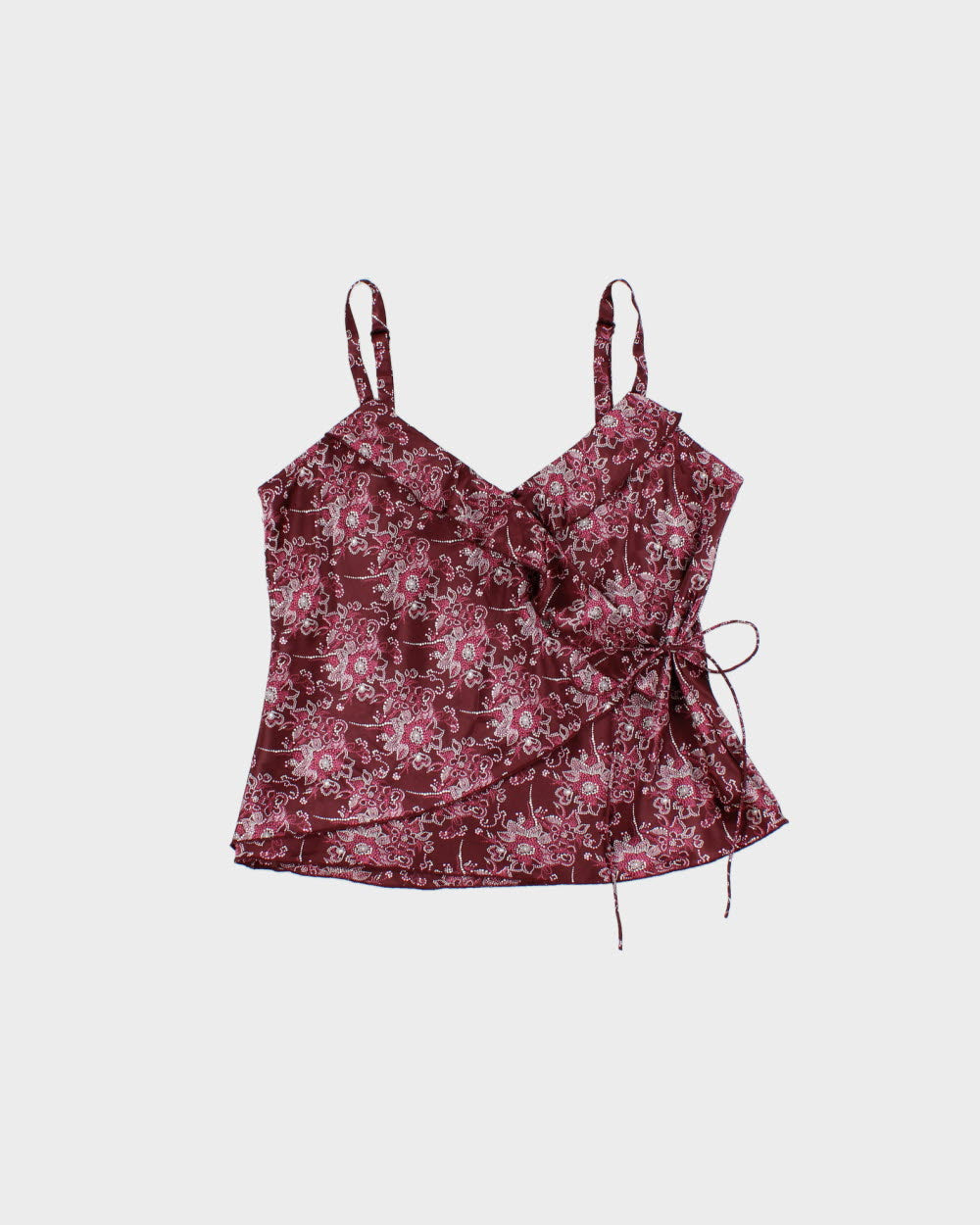 Vintage 2000s Gap Satin Wrap Cami Top - S