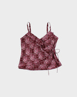 Vintage 2000s Gap Satin Wrap Cami Top - S