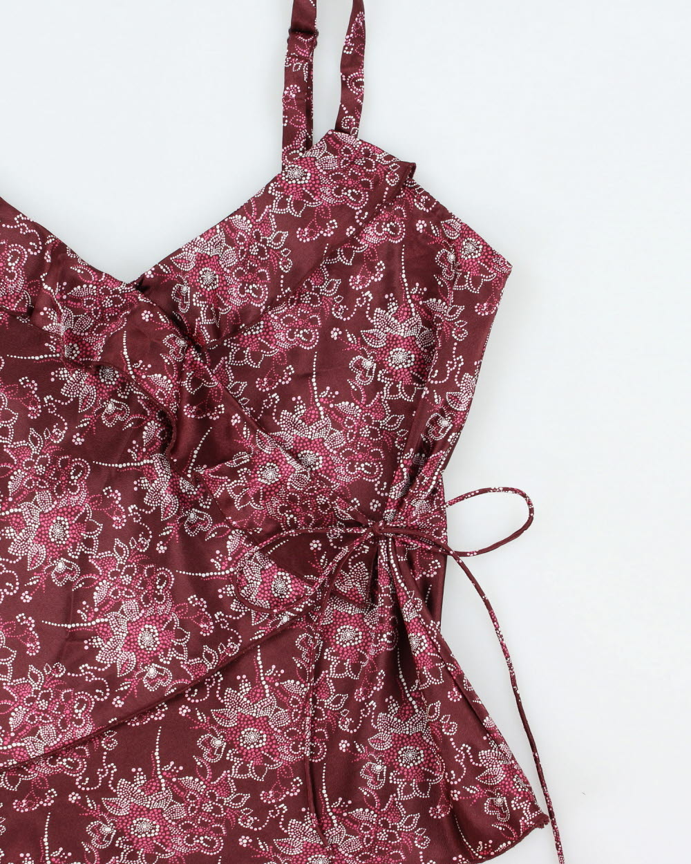 Vintage 2000s Gap Satin Wrap Cami Top - S