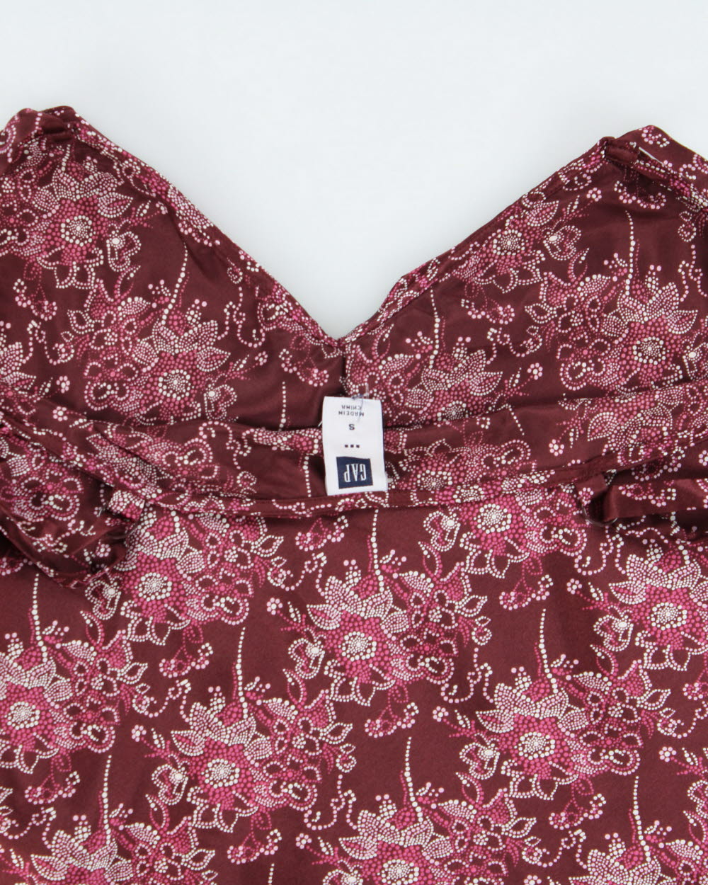 Vintage 2000s Gap Satin Wrap Cami Top - S