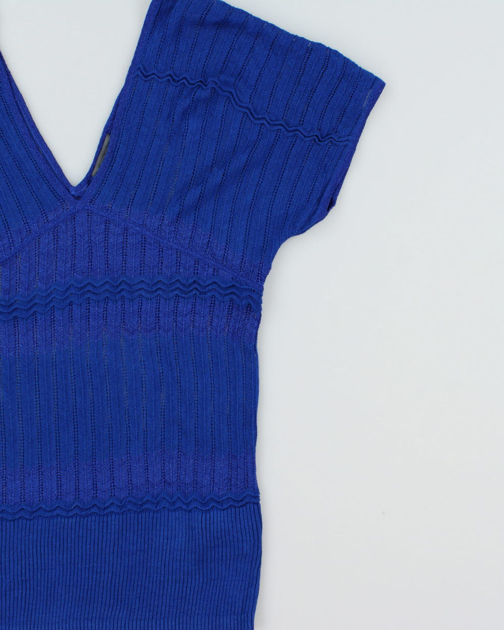 Vintage Y2K 2000s Armani Exchange Fine Knit Silk Blend Top - S