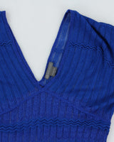 Vintage Y2K 2000s Armani Exchange Fine Knit Silk Blend Top - S
