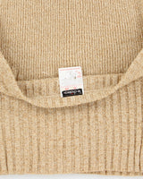 Vintage 1990s Le Chateau Sparkly Ribbed Knit Halter Neck Top - S