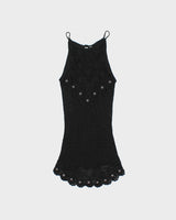 Vintage Y2K 2000s Ofuon Crochet Eyelet Top - XS