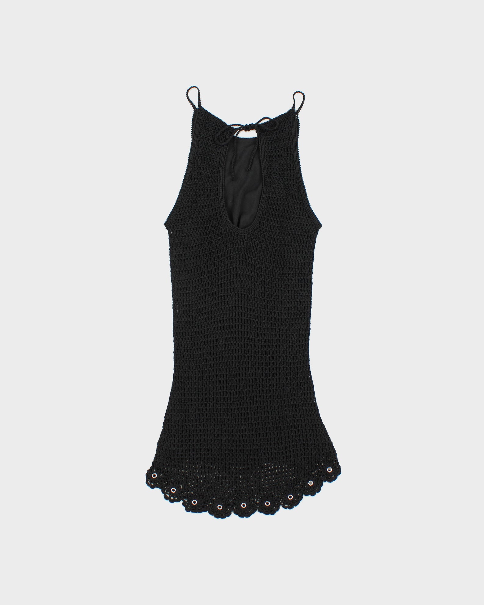 Vintage Y2K 2000s Ofuon Crochet Eyelet Top - XS