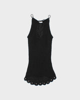 Vintage Y2K 2000s Ofuon Crochet Eyelet Top - XS