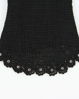 Vintage Y2K 2000s Ofuon Crochet Eyelet Top - XS