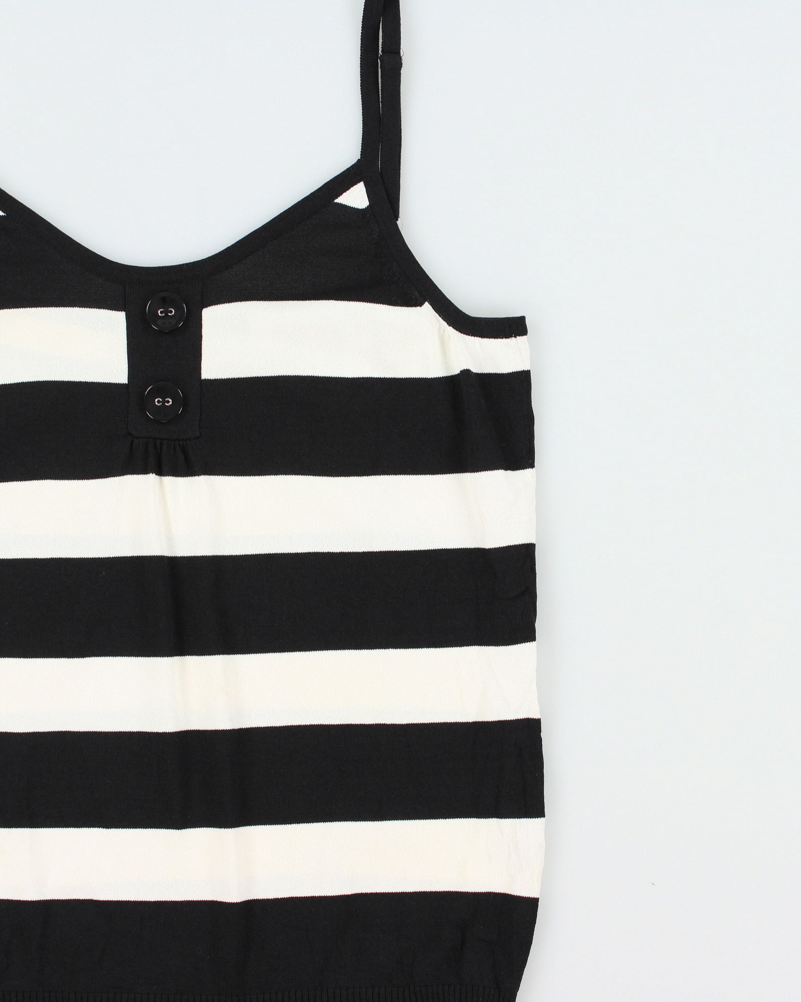 Vintage Y2K 2000s P Salter Knit Striped Cami Top - S