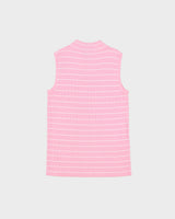 Vintage 2000s Talbots Knit Striped Button Top - XS