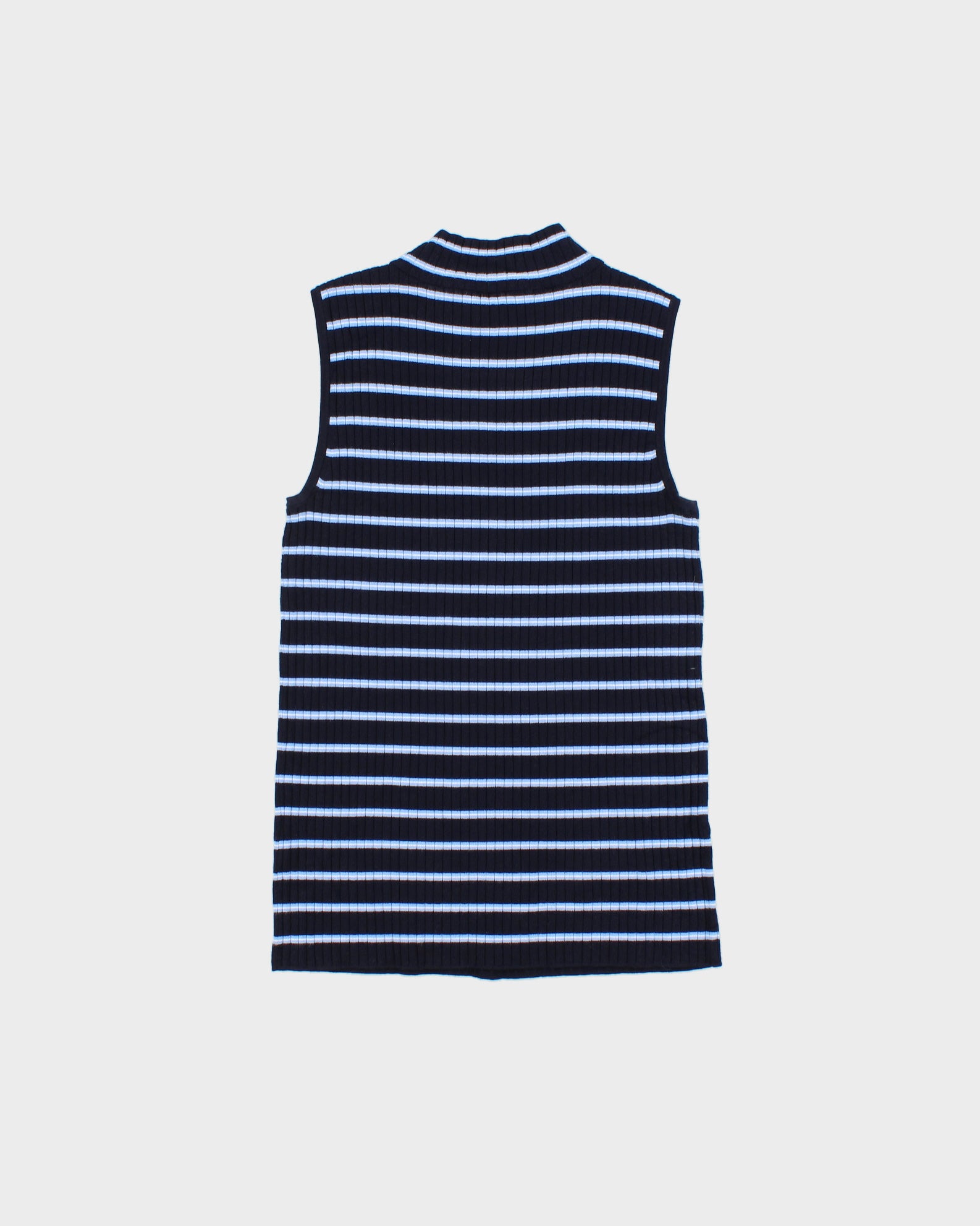 Vintage 2000s Talbots Knit Striped Button Top - XS