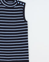 Vintage 2000s Talbots Knit Striped Button Top - XS