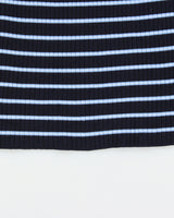 Vintage 2000s Talbots Knit Striped Button Top - XS