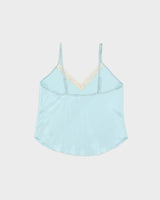 Vintage 1990s Patricia Fieldwalker Semi Sheer Silk Cami Top - L