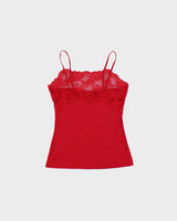 Vintage Y2K 2000s Jones New York Slinky Lace Panel Cami Top - S