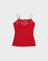 Vintage Y2K 2000s Jones New York Slinky Lace Panel Cami Top - S