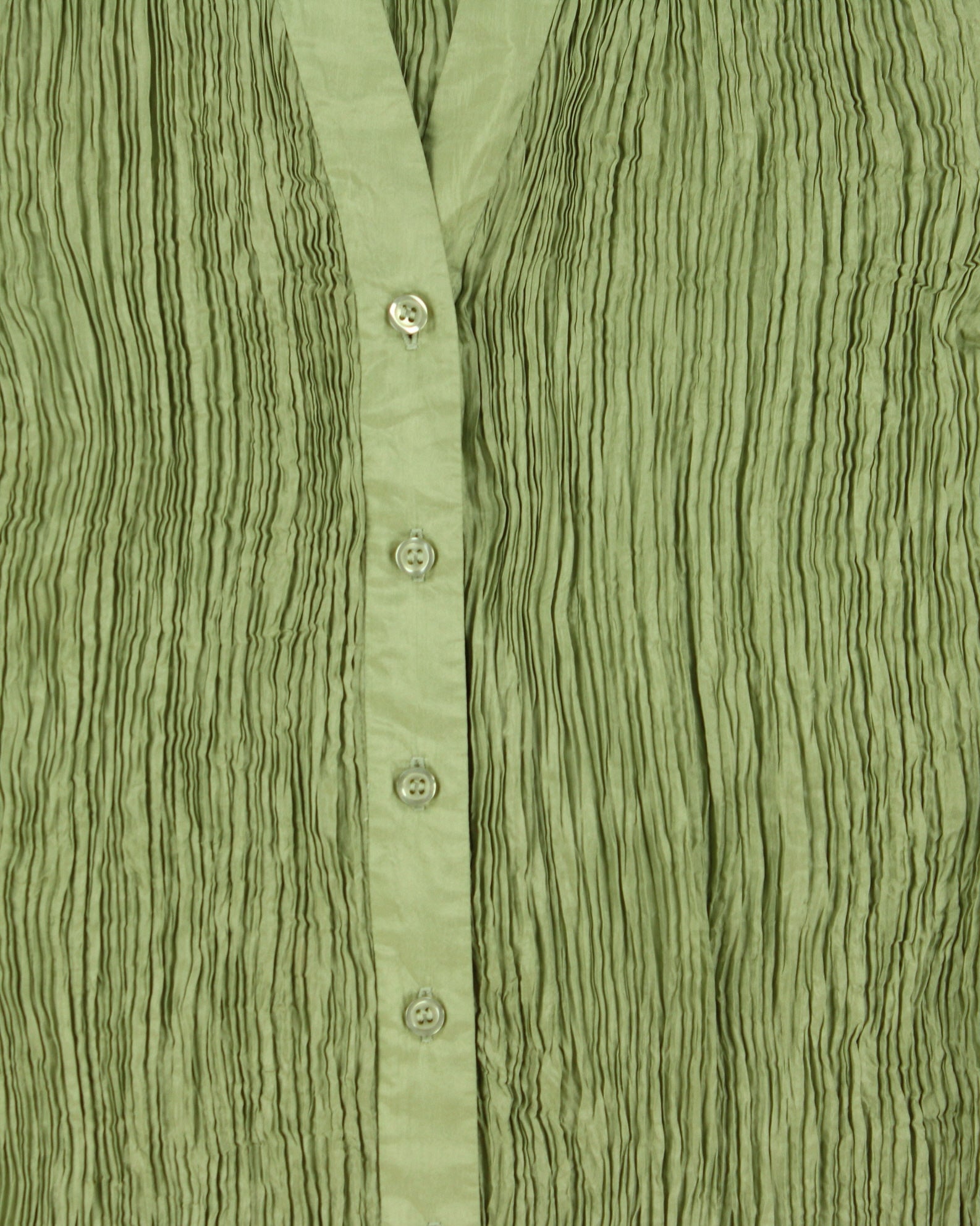 Vintage 1990s Wear Else? Crinkle Silk Long Sleeve  Blouse - S