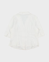 Vintage 2000s Suzy Shier 3/4 Length Sleeve Blouse - XL