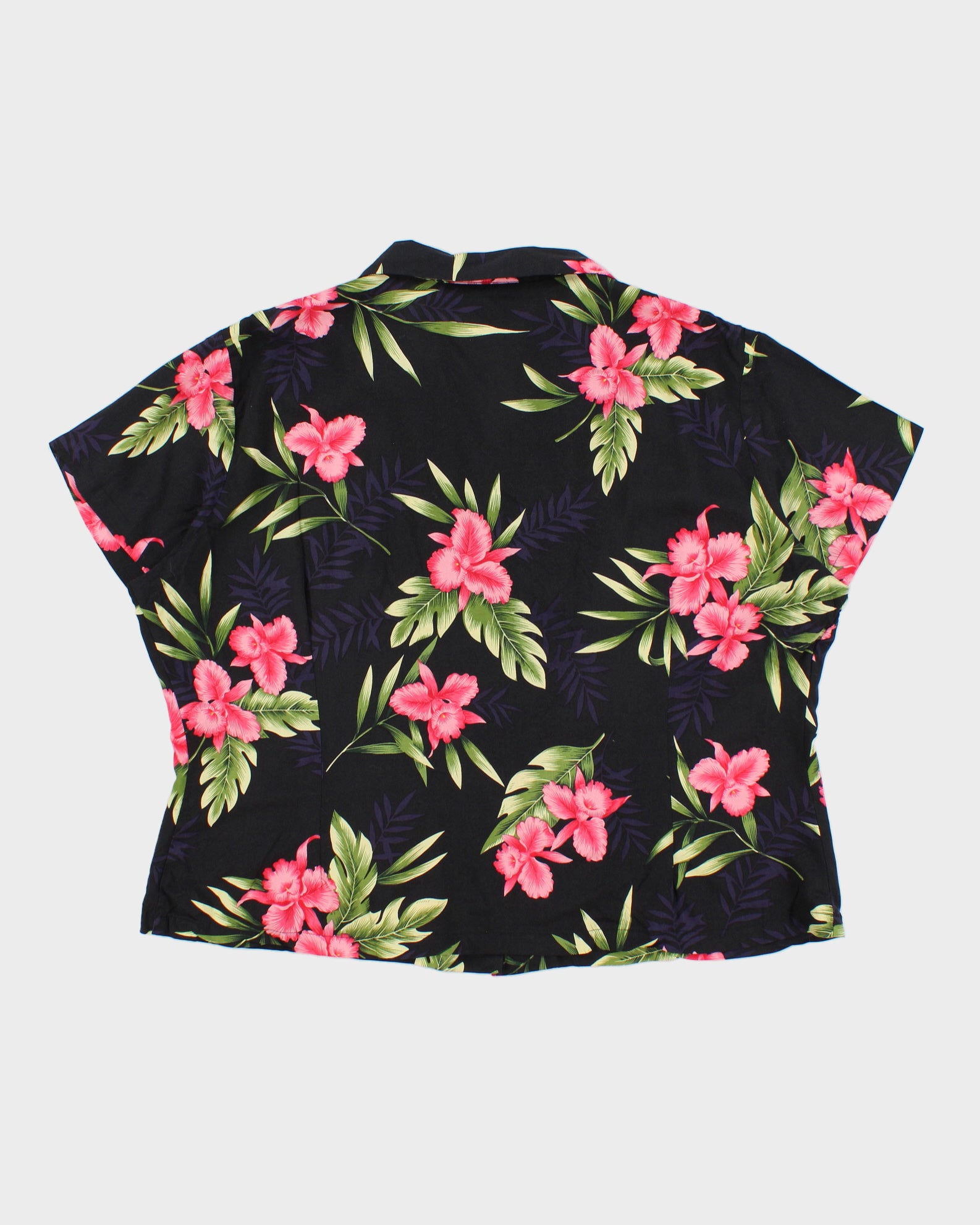 Vintage 1990s Two Palms Made In USA Hawaiian Blouse - XL