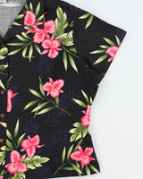 Vintage 1990s Two Palms Made In USA Hawaiian Blouse - XL