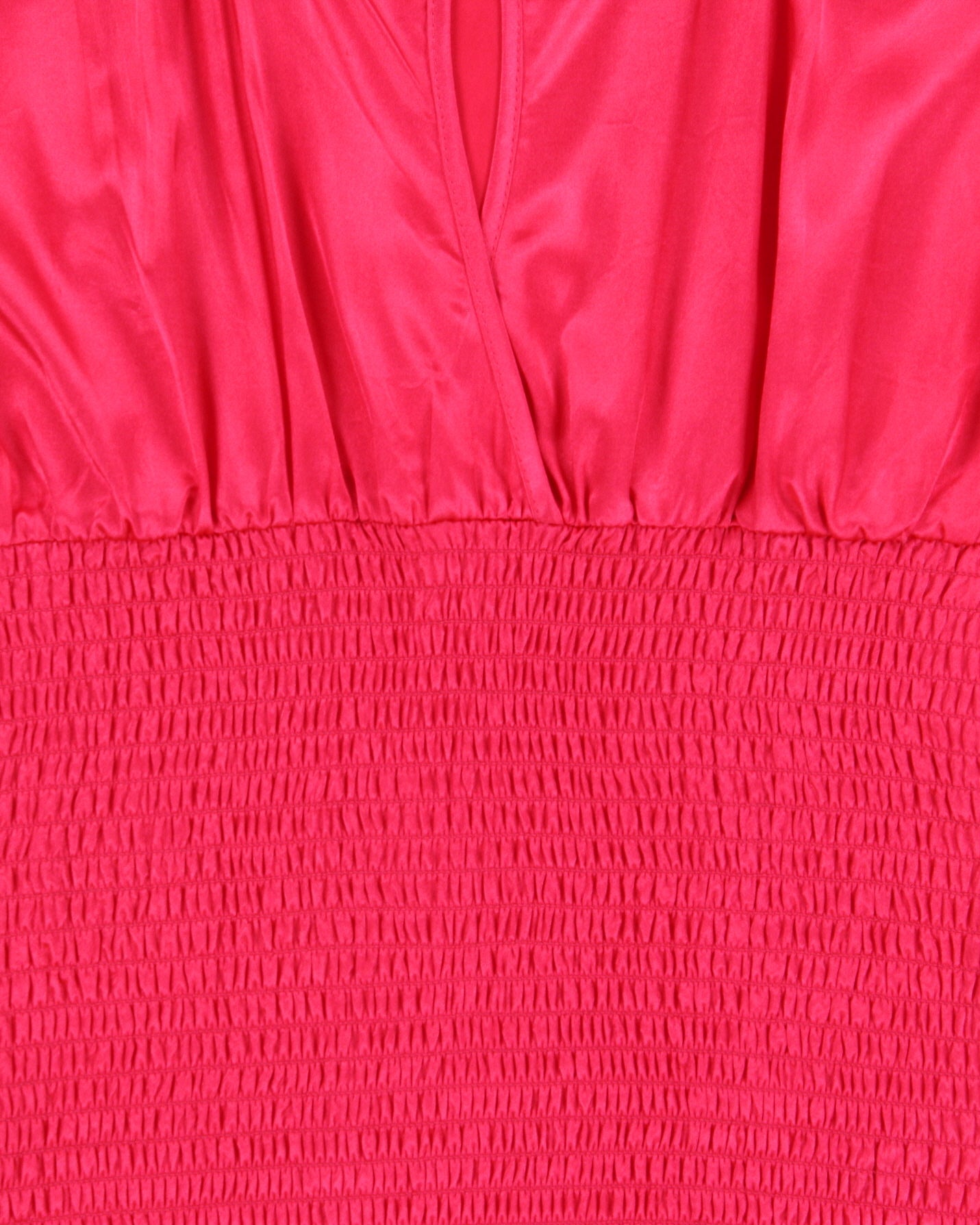 Vintage Y2K 2000s Guess Synched Waist Key Hole Detail Satin Blouse - S