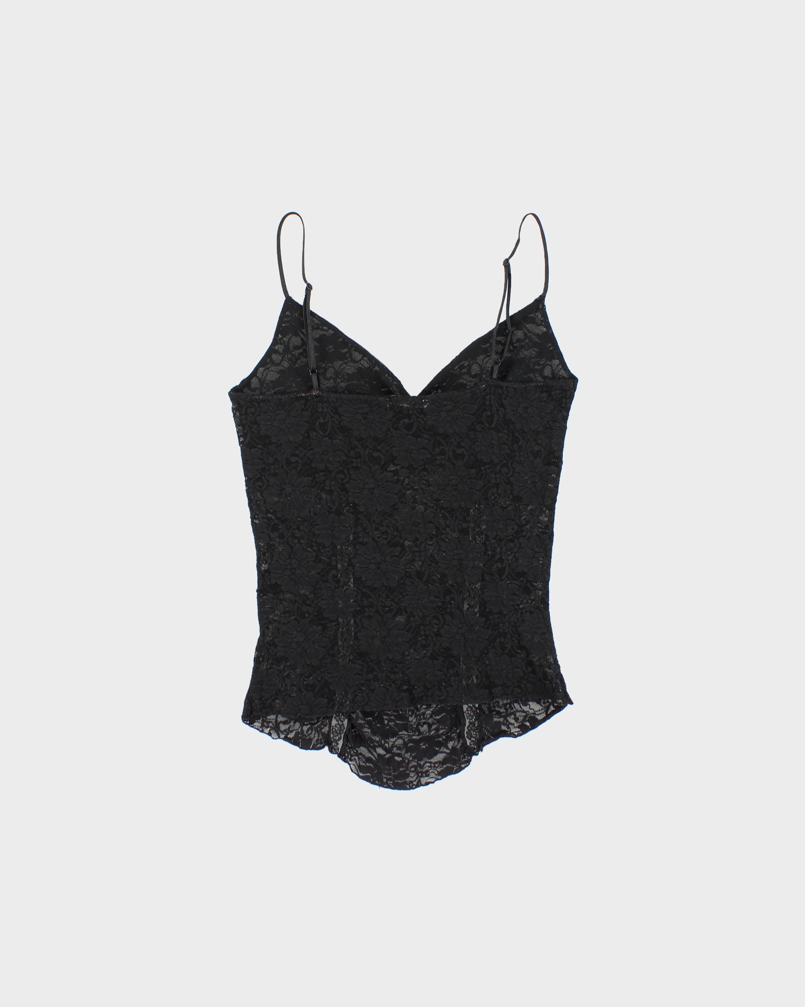 Vintage Y2K 2000s Smart Set Lace Ruched Cami Top - S