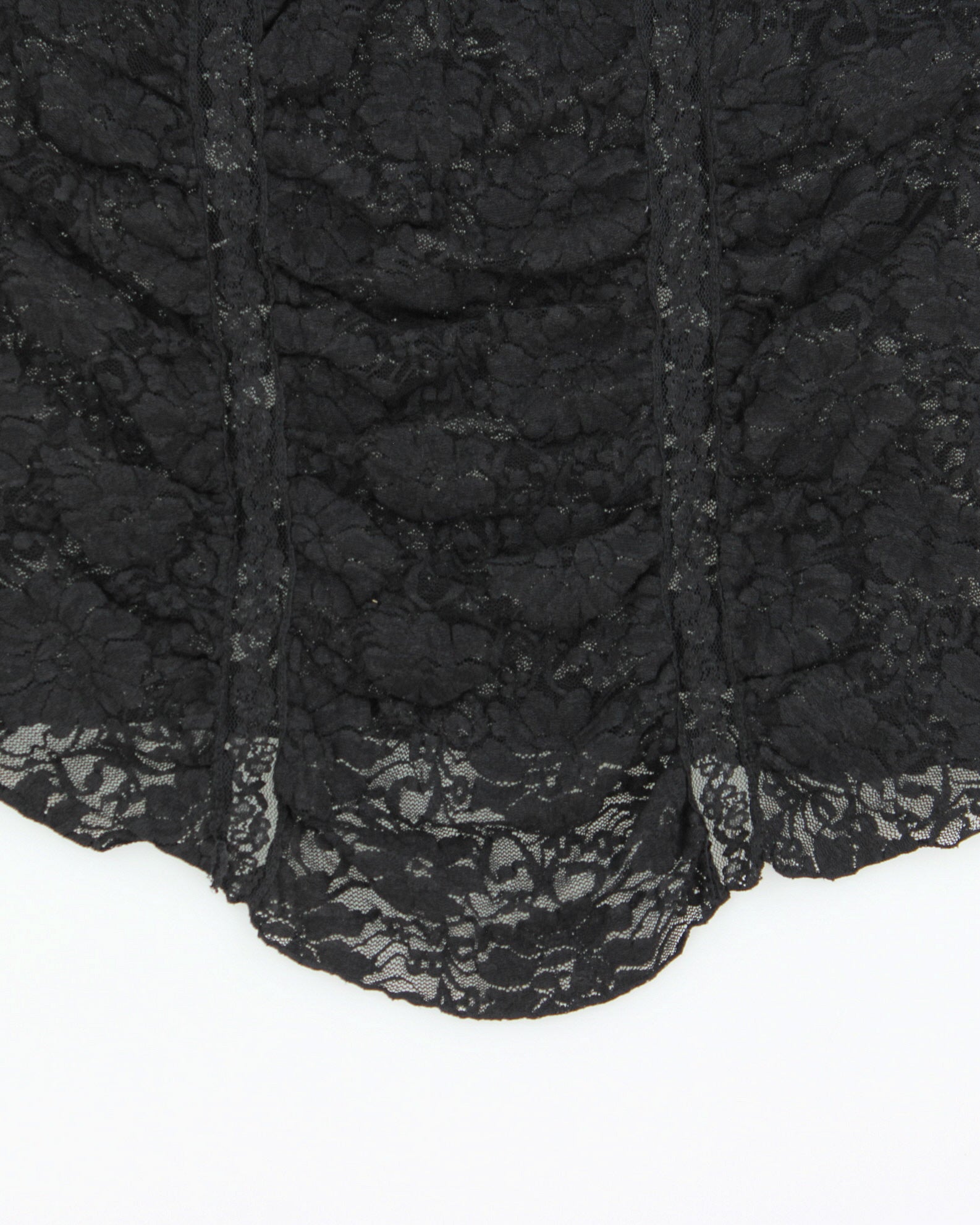 Vintage Y2K 2000s Smart Set Lace Ruched Cami Top - S