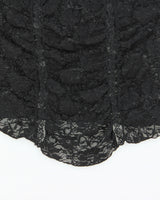Vintage Y2K 2000s Smart Set Lace Ruched Cami Top - S