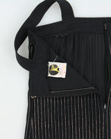Vintage 1980s Guitare Union Made Sparkly Micro Pleated Top - S