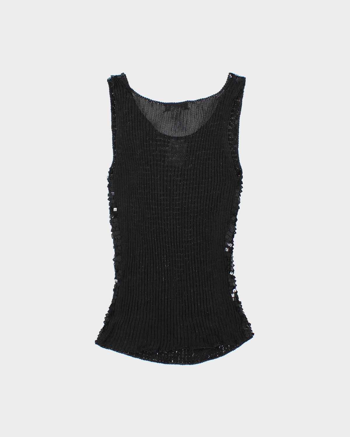 Deadstock Vintage Beechers Brook For Fairweather Crochet Sequin Top - M